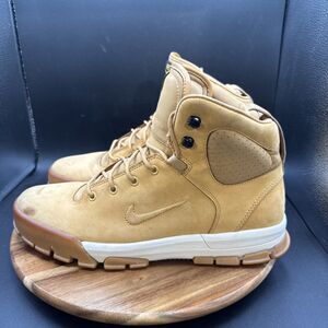 Nike Air Nevist 6 Haystack Mens Size 12 ACG Boots Tan Shoes 454402-772